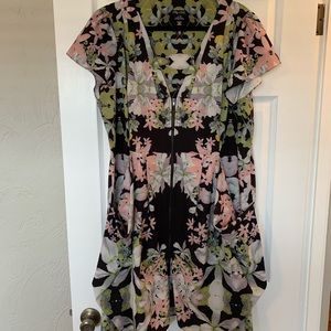 City Chic Zipper Dress